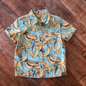 Freshly Picked Bananas button up Sz 3T